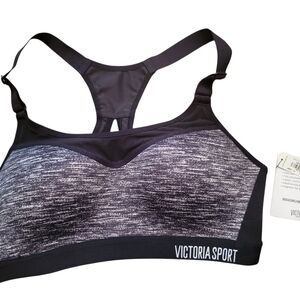 Victoria Secret Victoria Sport Sports Bra Grey Black 32 C